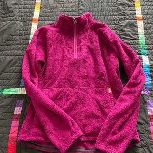 North face quarter Sherpa fleece